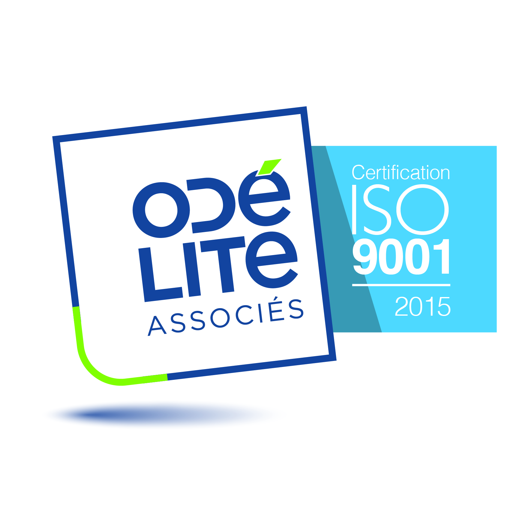 Certification ISO 9001 ODELITE - SCITEC